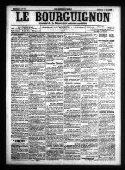 4 vues - Le Bourguignon : journal de la démocratie radicale-socialiste, n° 70, dimanche 24 mars 1907 (ouvre la visionneuse)
