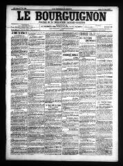 4 vues - Le Bourguignon : journal de la démocratie radicale-socialiste, n° 142, jeudi 20 juin 1907 (ouvre la visionneuse)