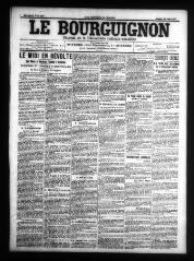 4 vues - Le Bourguignon : journal de la démocratie radicale-socialiste, n° 144, samedi 22 juin 1907 (ouvre la visionneuse)