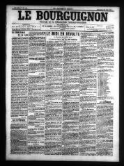 4 vues - Le Bourguignon : journal de la démocratie radicale-socialiste, n° 145, dimanche 23 juin 1907 (ouvre la visionneuse)