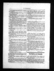 8 vues  - Le Bourguignon : journal de la démocratie radicale-socialiste, n° 131 (supplément), vendredi 7 juin 1907 (ouvre la visionneuse)