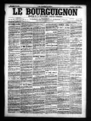 4 vues - Le Bourguignon : journal de la démocratie radicale-socialiste, n° 155, vendredi 5 juillet 1907 (ouvre la visionneuse)