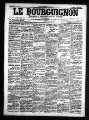 4 vues Le Bourguignon : journal de la démocratie radicale-socialiste, n° 166, jeudi 18 juillet 1907