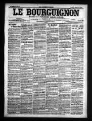 4 vues - Le Bourguignon : journal de la démocratie radicale-socialiste, n° 218, jeudi 19 septembre 1907 (ouvre la visionneuse)