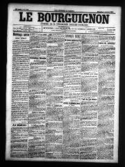 4 vues - Le Bourguignon : journal de la démocratie radicale-socialiste, n° 233, dimanche 6 octobre 1907 (ouvre la visionneuse)