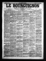 4 vues - Le Bourguignon : journal de la démocratie radicale-socialiste, n° 256, dimanche 3 novembre 1907 (ouvre la visionneuse)