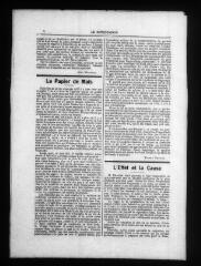 8 vues  - Le Bourguignon : journal de la démocratie radicale-socialiste, n° 106 (supplément), mercredi 20 mai 1908 (ouvre la visionneuse)