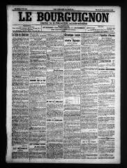 4 vues - Le Bourguignon : journal de la démocratie radicale-socialiste, n° 205, mercredi 2 septembre 1908 (ouvre la visionneuse)