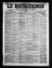 4 vues - Le Bourguignon : journal de la démocratie radicale-socialiste, n° 213, samedi 12 septembre 1908 (ouvre la visionneuse)