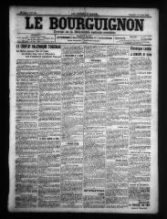 4 vues - Le Bourguignon : journal de la démocratie radicale-socialiste, n° 236, vendredi 9 octobre 1908 (ouvre la visionneuse)