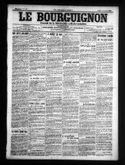 4 vues - Le Bourguignon : journal de la démocratie radicale-socialiste, n° 253, jeudi 29 octobre 1908 (ouvre la visionneuse)