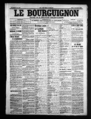 4 vues - Le Bourguignon : journal de la démocratie radicale-socialiste, n° 283, jeudi 3 décembre 1908 (ouvre la visionneuse)