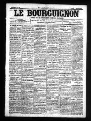 4 vues - Le Bourguignon : journal de la démocratie radicale-socialiste, n° 233, mercredi 6 octobre 1909 (ouvre la visionneuse)