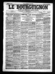4 vues - Le Bourguignon : journal de la démocratie radicale-socialiste, n° 238, mardi 12 octobre 1909 (ouvre la visionneuse)