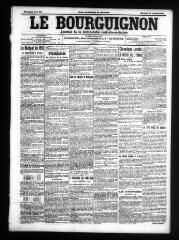 4 vues - Le Bourguignon : journal de la démocratie radicale-socialiste, n° 245, mercredi 20 octobre 1909 (ouvre la visionneuse)