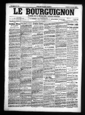 4 vues - Le Bourguignon : journal de la démocratie radicale-socialiste, n° 282, vendredi 3 décembre 1909 (ouvre la visionneuse)