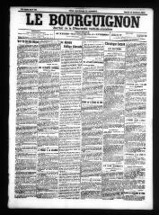 4 vues - Le Bourguignon : journal de la démocratie radicale-socialiste, n° 295, samedi 18 décembre 1909 (ouvre la visionneuse)