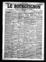 4 vues - Le Bourguignon : journal de la démocratie radicale-socialiste, n° 299, jeudi 23 décembre 1909 (ouvre la visionneuse)