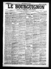 4 vues - Le Bourguignon : journal de la démocratie radicale-socialiste, n° 303, mercredi 29 décembre 1909 (ouvre la visionneuse)