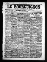 4 vues - Le Bourguignon : journal de la démocratie radicale-socialiste, n° 3, mercredi 5 janvier 1910 (ouvre la visionneuse)