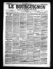 4 vues - Le Bourguignon : journal de la démocratie radicale-socialiste, n° 78, dimanche 3 avril 1910 (ouvre la visionneuse)