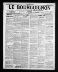 4 vues - Le Bourguignon : journal de la démocratie radicale-socialiste, n° 206, lundi 5 septembre 1910 (ouvre la visionneuse)