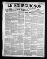 4 vues - Le Bourguignon : journal de la démocratie radicale-socialiste, n° 216, vendredi 16 septembre 1910 (ouvre la visionneuse)