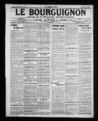 4 vues - Le Bourguignon : journal de la démocratie radicale-socialiste, n° 303, mercredi 28 décembre 1910 (ouvre la visionneuse)