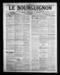 4 vues - Le Bourguignon : journal de la démocratie radicale-socialiste, n° 68, mardi 21 mars 1911 (ouvre la visionneuse)