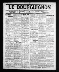 4 vues - Le Bourguignon : journal de la démocratie radicale-socialiste, n° 91, mardi 18 avril 1911 (ouvre la visionneuse)
