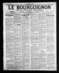 4 vues - Le Bourguignon : journal de la démocratie radicale-socialiste, n° 163, jeudi 13 juillet 1911 (ouvre la visionneuse)