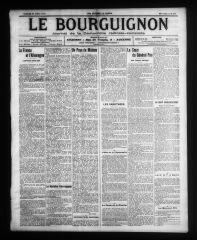 4 vues - Le Bourguignon : journal de la démocratie radicale-socialiste, n° 175, vendredi 28 juillet 1911 (ouvre la visionneuse)
