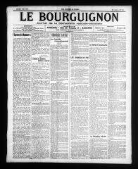 4 vues - Le Bourguignon : journal de la démocratie radicale-socialiste, n° 180, jeudi 3 août 1911 (ouvre la visionneuse)