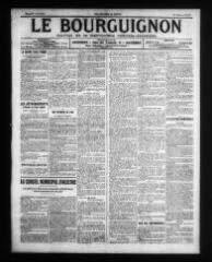 4 vues - Le Bourguignon : journal de la démocratie radicale-socialiste, n° 102, mardi 30 avril 1912 (ouvre la visionneuse)