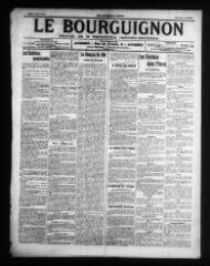 4 vues - Le Bourguignon : journal de la démocratie radicale-socialiste, n° 108, mardi 7 mai 1912 (ouvre la visionneuse)