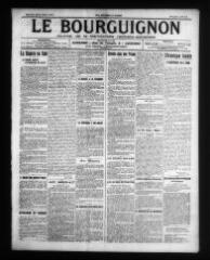 4 vues - Le Bourguignon : journal de la démocratie radicale-socialiste, n° 271, mercredi 20 novembre 1912 (ouvre la visionneuse)