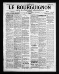 4 vues - Le Bourguignon : journal de la démocratie radicale-socialiste, n° 293, lundi 16 décembre 1912 (ouvre la visionneuse)