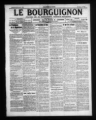 4 vues - Le Bourguignon : journal de la démocratie radicale-socialiste, n° 297, vendredi 20 décembre 1912 (ouvre la visionneuse)