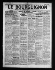 4 vues - Le Bourguignon : journal de la démocratie radicale-socialiste, n° 301, jeudi 26 décembre 1912 (ouvre la visionneuse)