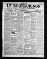 4 vues - Le Bourguignon : journal de la démocratie radicale-socialiste, n° 304, lundi 30 décembre 1912 (ouvre la visionneuse)