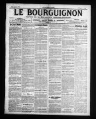 4 vues - Le Bourguignon : journal de la démocratie radicale-socialiste, n° 96, jeudi 24 avril 1913 (ouvre la visionneuse)