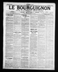 4 vues - Le Bourguignon : journal de la démocratie radicale-socialiste, n° 116, mardi 20 mai 1913 (ouvre la visionneuse)