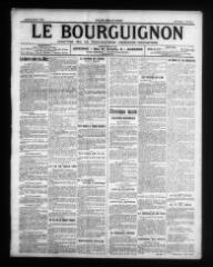 4 vues - Le Bourguignon : journal de la démocratie radicale-socialiste, n° 154, jeudi 3 juillet 1913 (ouvre la visionneuse)