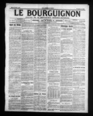 4 vues - Le Bourguignon : journal de la démocratie radicale-socialiste, n° 169, mardi 22 juillet 1913 (ouvre la visionneuse)