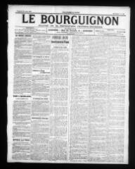 4 vues - Le Bourguignon : journal de la démocratie radicale-socialiste, n° 194, vendredi 22 août 1913 (ouvre la visionneuse)