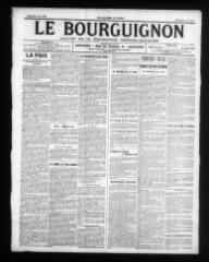 4 vues - Le Bourguignon : journal de la démocratie radicale-socialiste, n° 196, lundi 25 août 1913 (ouvre la visionneuse)