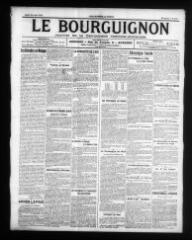4 vues - Le Bourguignon : journal de la démocratie radicale-socialiste, n° 197, mardi 26 août 1913 (ouvre la visionneuse)