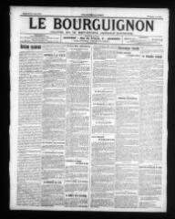 4 vues - Le Bourguignon : journal de la démocratie radicale-socialiste, n° 198, mercredi 27 août 1913 (ouvre la visionneuse)