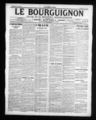 4 vues - Le Bourguignon : journal de la démocratie radicale-socialiste, n° 200, vendredi 29 août 1913 (ouvre la visionneuse)