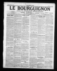 4 vues - Le Bourguignon : journal de la démocratie radicale-socialiste, n° 203, mardi 2 septembre 1913 (ouvre la visionneuse)